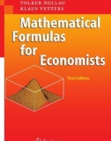 Ebook Mathematical formulas for economists (Third edition)