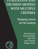 Ebook Evaluation and decision models with multiple criteria: Stepping stones for the analyst