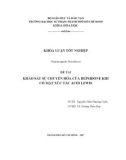 Khóa luận tốt nghiệp: Khảo sát sự chuyển hóa của depsidone khi có mặt xúc tác acid Lewis