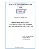 Khóa luận tốt nghiệp: Áp dụng montmorillonite trao đổi cation xúc tác phản ứng tổng hợp dẫn xuất pyranoquinoline