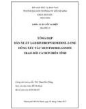 Khóa luận tốt nghiệp: Tổng hợp dẫn xuất 3,4- dihydropyrimidine-2-one dùng xúc tác montmorillonite trao đổi cation biến tính