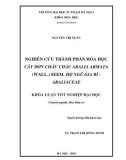 Khóa luận tốt ngiệp: Nghiên cứu thành phần hóa học cây Đơn châu chấu aralia armata (Wall.) Seem. họ Ngũ gia bì - Araliaceae