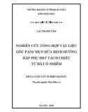 Khóa luận tốt nghiệp: Nghiên cứu tổng hợp vật liệu gốc PANi/ mụn dừa định hướng hấp phụ DDT tách chiết từ đất ô nhiễm