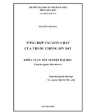 Khóa luận tốt nghiệp: Tổng hợp các dẫn chất của thuốc chống HIV-D4T