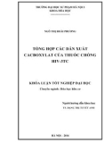 Khóa luận tốt nghiệp: Tổng hợp các dẫn xuất cacboxylat của thuốc chống HIV- 3TC