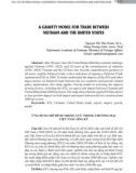 A gravity model for trade between Vietnam and the United States