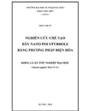 Khoá luận tốt nghiệp Đại học: Nghiên cứu chế tạo dây nano Polypyrrole bằng phương pháp điện hóa