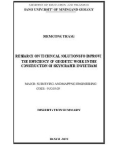 Dissertation summary: Research on technical solutions to improve the efficiency of geodetic work in the construction of skyscraper in Vietnam