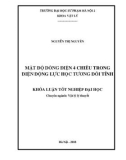 Khóa luận tốt nghiệp: Mật độ dòng điện bốn chiều trong điện động lực học tương đối tính