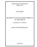 Khóa luận tốt nghiệp: Phổ phân tử và ứng dụng trong nghiên cứu cấu trúc phân tử