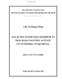 Khóa luận tốt nghiệp: Cô lập một số hợp chất diterpene từ phân đoạn cao ethyl acetate cây Euphorbia Antiquorum L.