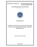 Luận văn Thạc sĩ Hóa học: Nghiên cứu chế tạo và khảo sát tính chất của vật liệu graphen oxit bằng phương pháp điện hóa