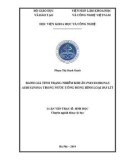 Luận văn Thạc sĩ Sinh học: Đánh giá tình trạng nhiễm khuẩn Pseudomonas aeruginosa trong nước uống đóng bình loại 19,5 lít