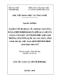 Tóm tắt Luận án Tiến sĩ Sinh học: Nghiên cứu đa dạng của họ bọ cánh cứng ăn lá (Chrysomelidae) và mối quan hệ của chúng với thực vật trong điều kiện môi trường của vườn quốc gia Núi Chúa, tỉnh Ninh Thuận, Việt Nam bằng phương pháp sinh học phân tử