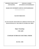 Summary of biology doctoral thesis: Plant-parasitic nematodes on carrots in Vietnam and testing biological measures in controlling them