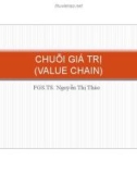 Bài giảng Chuỗi giá trị (Value chain) - PGS.TS. Nguyễn Thị Thảo