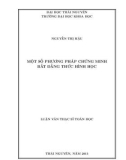 Luận văn Thạc sỹ Toán học: Một số phương pháp chứng minh bất đẳng thức hình học