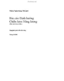 Báo cáo Định hướng chiến lược năng lượng