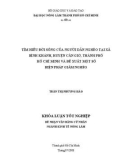 Khóa luận tốt nghiệp ngành Kinh tế nông lâm: Tìm hiểu đời sống của người dân nghèo tại xã Bình Khánh, Huyện Cần Giờ, Thành phố Hồ Chí Minh và đề xuất một số biện pháp giảm nghèo