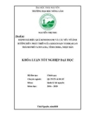 Khóa luận tốt nghiệp: Đánh giá hiệu quả kinh doanh và các yếu tố ảnh hưởng đến phát triên của khách sạn Yuhikaigan ( Nhật Bản)