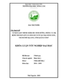 Khóa luận tốt nghiệp Chăn nuôi Thú y: Áp dụng quy trình chăm sóc nuôi dưỡng, phòng và trị bệnh cho đàn lợn nái sinh sản nuôi tại trại Minh Châu – Thành phố Hạ Long - tỉnh Quảng Ninh