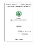 Tiểu luận Bệnh truyền nhiễm thú y 1: Viêm gan vịt