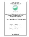 Khóa luận tốt nghiệp Đại học: Nghiên cứu tuổi thành thục số lượng và thành thục kinh tế của rừng trồng keo tai tượng tại xã Phúc Trìu, Thái Nguyên