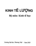 Bài giảng Kinh tế lượng: Chương 1 - Trường ĐH Thương Mại