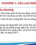 Bài giảng Kinh tế nguồn nhân lực - Chương 1: Cầu lao động