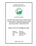 Khoá luận Tốt nghiệp Đại học: Ứng dụng công nghệ tin học và phương pháp toàn đạc điện tử thành lập bản đồ địa chính tờ số 56 tỷ lệ 1: 200 phường Thanh Nhàn, quận Hai Bà Trưng, thành phố Hà Nội