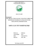 Khoá luận tốt nghiệp Đại học: Thực hiện quy trình chăm sóc, nuôi dưỡng và phòng trị bệnh cho lợn nái sinh sản tại trại lợn Tân Thái, huyện Đồng Hỷ, tỉnh Thái Nguyên