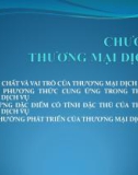 Bài giảng Kinh tế thương mại 1 - Chương 5: Thương mại dịch vụ