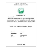 Khoá luận tốt nghiệp Đại học: Áp dụng quy trình chăm sóc, nuôi dưỡng và phòng bệnh cho lợn con từ sơ sinh đến 3 tuần tuổi tại trại lợn Nhâm Xuân Tiến, huyện Đông Hưng, tỉnh Thái Bình