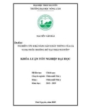 Khóa luận tốt nghiệp Đại học: Nghiên cứu khả năng sản xuất trứng của gà VCZ16 nuôi chuồng hở tại Thái Nguyên