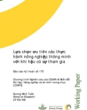 Báo cáo kỹ thuật số 175: Lựa chọn ưu tiên các thực hành nông nghiệp thông minh với khí hậu có sự tham gia