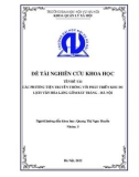 Đề tài nghiên cứu khoa học: Truyền thông với phát triển khu du lịch văn hóa làng Gốm Bát Tràng - Hà Nội