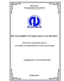 Đề tài nghiên cứu khoa học: Xây dựng Danh mục hồ sơ cho Hội đồng nhân dân và Ủy ban nhân dân phường Xuân La năm 2013