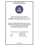 Báo cáo đề tài nghiên cứu khoa học cấp cơ sở: Kiểm định mô hình Cobb – Douglas trong đo lường hiệu sản xuất kinh doanh của các doanh nghiệp niêm yết trên thị trường chứng khoán Việt Nam