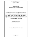 Báo cáo tóm tắt đề tài khoa học và công nghệ cấp Bộ: Nghiên cứu nâng cao hiệu quả chỉ báo đường đi sự cố (Fault passage indicator - FPI) nhằm nâng cao độ tin cậy cung cấp điện cho lưới điện phân phối thông minh tại thành phố Đà Nẵng