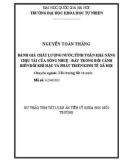 Dự thảo tóm tắt Luận án Tiến sĩ Khoa học môi trường: Đánh giá chất lượng nước, tính toán khả năng chịu tải của sông Nhuệ - Đáy trong bối cảnh biến đổi khí hậu và phát triển KTXH