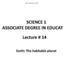 Lecture Science 1 - Associate Degree in Education: Lecture 14 - Dr. Arshad Bashir