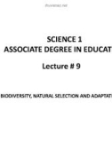 Lecture Science 1 - Associate Degree in Education: Lecture 9 - Dr. Arshad Bashir