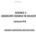 Lecture Science 1 - Associate Degree in Education: Lecture 8 - Dr. Arshad Bashir