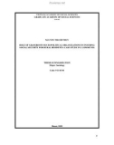 Summary of the Doctor thesis of Sociology: Role of grassroots socio political organizations in ensuring social security for rural residents: Case study in 2 communes