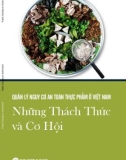 Báo cáo Quản lý nguy cơ an toàn thực phẩm ở Việt Nam – Những thách thức và cơ hội