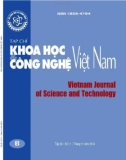 Tạp chí Khoa học và Công nghệ Việt Nam - Số 11B năm 2018