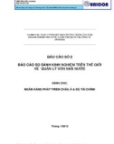 Báo cáo số 2 - Báo cáo so sánh kinh nghiệm trên thế giới về quản lý vốn nhà nước (Dành cho: Ngân hàng phát triển Châu Á và Bộ Tài chính)