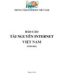 Báo cáo tài nguyên Internet Việt Nam năm 2012