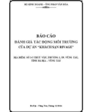 Báo cáo ĐTM dự án 'Khách sạn Vũng Tàu Rivage' tại Đường Thùy Vân, Phường 2, TP. Vũng Tàu, tỉnh BR -VT