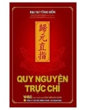 Văn học phật giáo - Quy nguyên trực chỉ